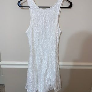White lace dress, size medium!